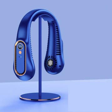 Halsventilator - USB Oplaadbaar - Draagbare Nek Bladloze, Verzenden