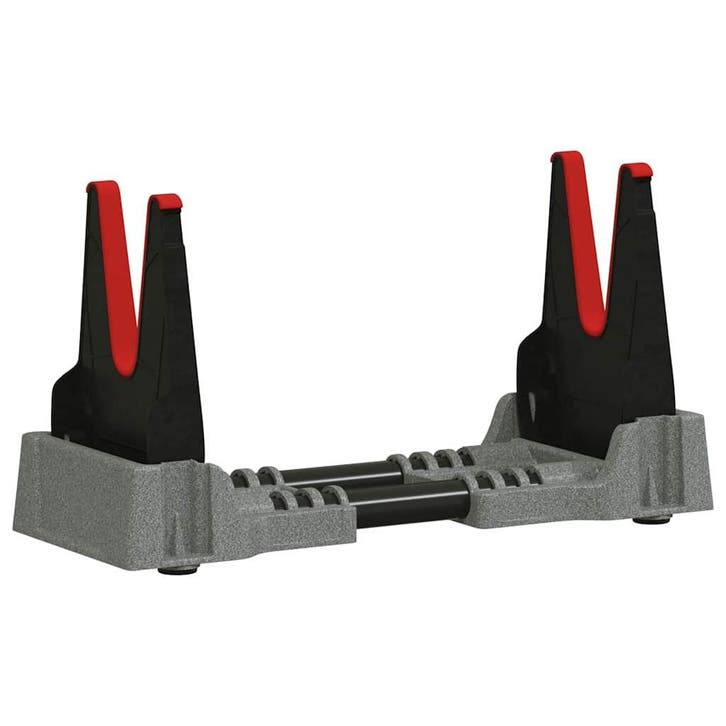 vidaXL Schietsteun Verstelbaar Grijs 46 x 14 x 19,5 cm, Sports & Fitness, Accessoires de sport de tir, Envoi