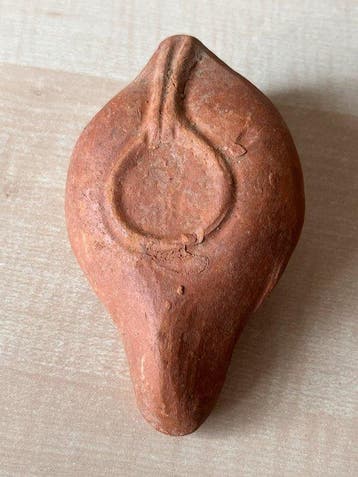 Oud-Romeins, Keizerrijk Terracotta Romeinse olielamp (Zonder