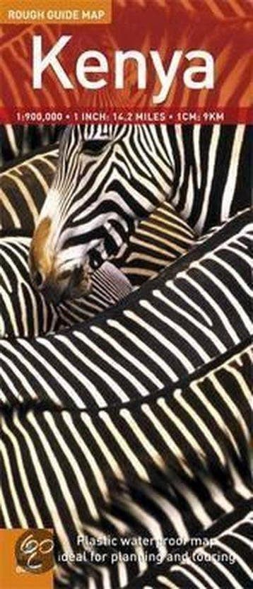 The Rough Guide Country Map to Kenya - Guides, Boeken, Verzenden, Nieuw