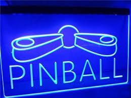 Pinball neon bord lamp LED cafe verlichting reclame lichtbak, Verzenden