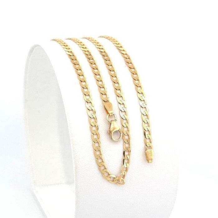 Zonder minimumprijs - Vieri - Halsketting - Solid Links - 50, Handtassen en Accessoires, Kettingen
