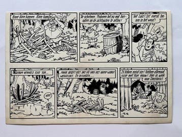 Willy Vandersteen - 1 Original page - Suske en Wiske - De, Nieuw