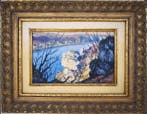 Eugene Colignon (1876-1961) - Vue de Meuse, Antiquités & Art, Art | Peinture | Classique