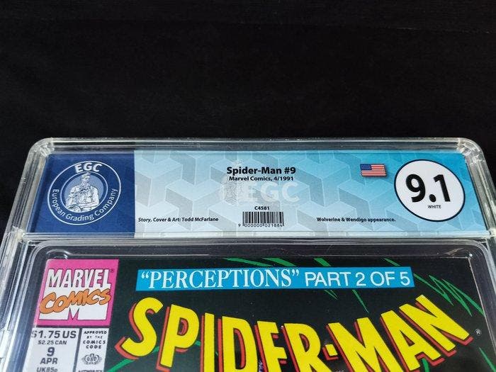 Spider-Man (Vol. 1) #9 - EGC 9.1 - Perceptions, part 2 - 1, Livres, BD | Comics
