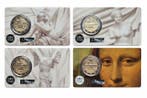 Frankrijk. 2 Euro 2025 Musée du Louvre (4 coincards)