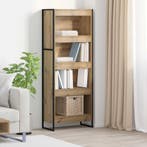 vidaXL Boekenkast Ambachtelijk Eiken 60 x 30 x 155 cm, Huis en Inrichting, Kasten | Boekenkasten, Verzenden, Nieuw