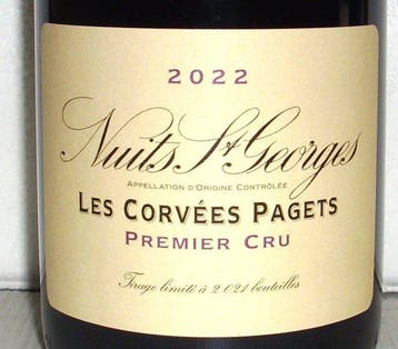 2022 Domaine de la Vougeraie Les Corvées Pagets - Nuits, Collections, Vins
