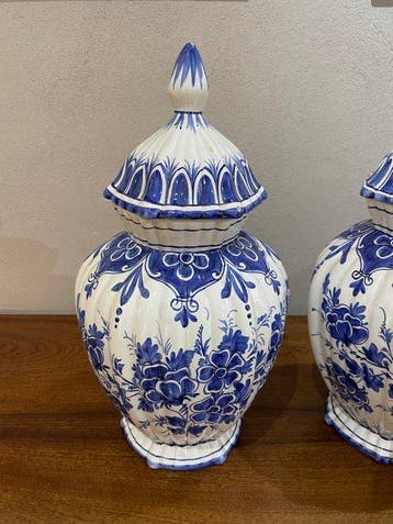 Bassano - L.Zortea - Vaas (2) - Potiches - Keramiek, Antiek en Kunst