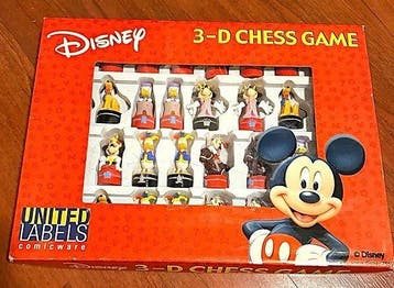 Schaakspel - Mickey Mouse & Friends - Hars, Verzamelen, Nieuw