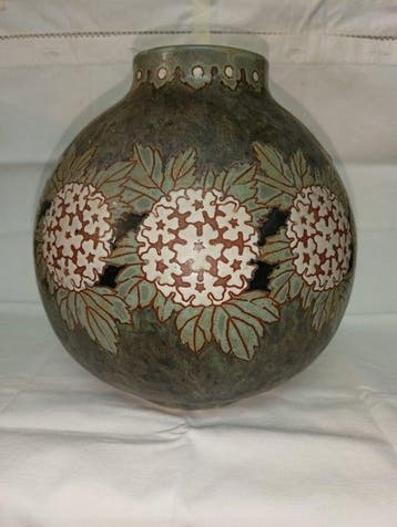 Charles Catteau - Vase - D666 - Grès - Boch Frères