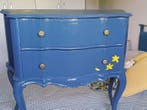 Commode - Bois - Style provençal azur