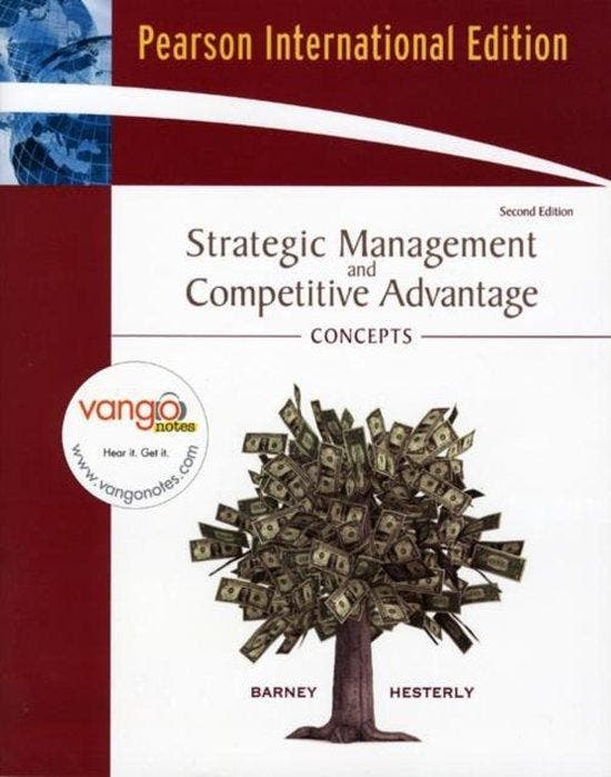 Strategic Management and Competitive Advantage 9780135025130, Livres, Langue | Anglais, Envoi