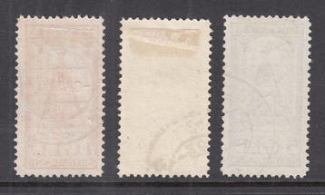 Nederland 1923 - Koningin Wilhelmina regeringsjubileum -, Gestempeld