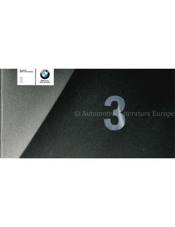 2005 BMW 3 SERIE SEDAN BROCHURE NEDERLANDS
