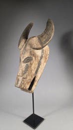 Masque en bois dur - Luba - République démocratique du Congo, Antiquités & Art
