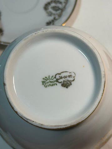 Richard Ginori - Koffieservies (15) - Porselein, Antiek en Kunst