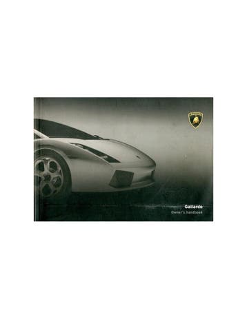 2003 LAMBORGHINI GALLARDO COUPE INSTRUCTIEBOEKJE ENGELS, Ophalen of Verzenden