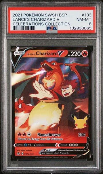 Pokémon - 2 Graded card - Charizard, Zeraora Full art, Foil, Nieuw