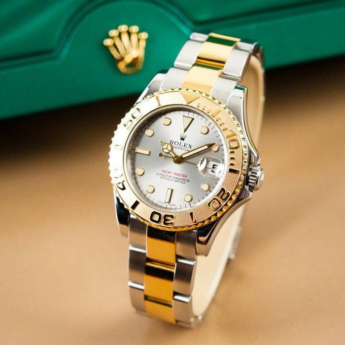 Rolex - Yacht-Master 36 Two Tone 18K Gold - 168623 - Unisexe, Handtassen en Accessoires, Horloges | Heren