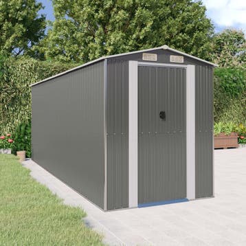 vidaXL Tuinschuur 192x523x223 cm gegalvaniseerd staal, Verzenden