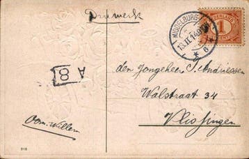 Bloemen - Ansichtkaart (144) - 1900-1999, Gelopen