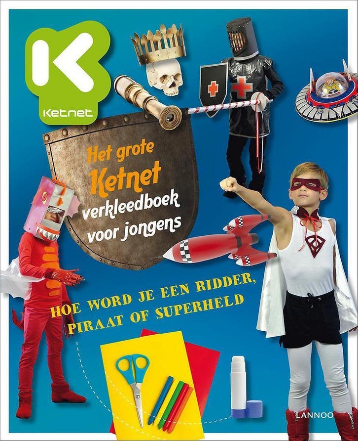 Het grote Ketnet verkleedboek voor jongens 9789401400800, Boeken, Kinderboeken | Jeugd | 10 tot 12 jaar, Zo goed als nieuw, Verzenden