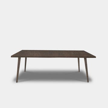 Tafel Boomstam Eikenhout  Konisch  200x100