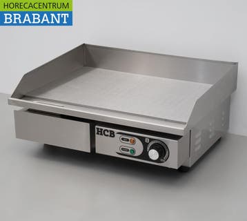 HCB RVS Grillplaat Bakplaat Gladde plaat 55 cm 230V Horeca, Zakelijke goederen, Ophalen of Verzenden, Nieuw in verpakking