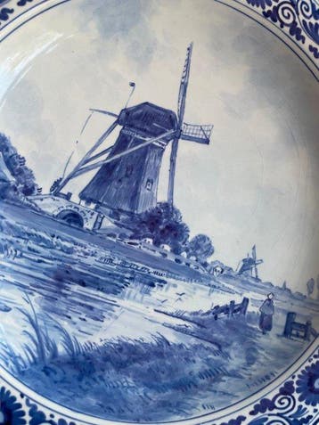 De Porceleyne Fles, Delft - G. Gerlofsma - Bord - Delfts