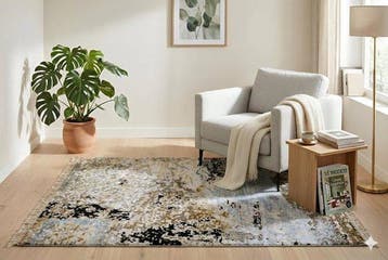 abstraction moderne - Tapis - 155 cm - 92 cm - Non utilisé, Maison & Meubles