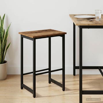 vidaXL Barkruk Oud hout 40 x 32 x 64 cm Bewerkt hout, Verzenden