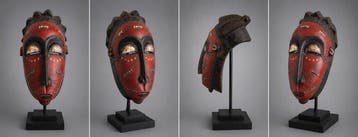 Prachtig Baoulé-masker - Prachtig Baoulé-masker - Baule -