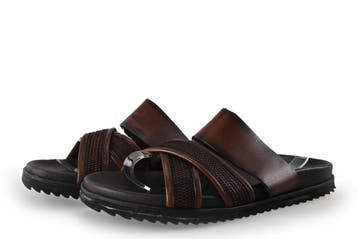 Manfield Slippers in maat 43 Bruin, Slippers, Manfield, Bruin, Verzenden