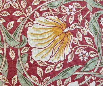 Stof Pimpernel William Morris Art Nouveau Beperkte oplage-