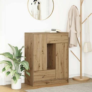 vidaXL Dressoir met lades en deuren 73x31x90 cm ambachtelijk, Verzenden, Nieuw