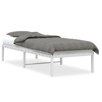Wit Bed 80x200 | Retour deal | 34% Korting! (bedframe), Eenpersoons, Verzenden, Wit, Zo goed als nieuw