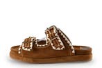 Manfield Muiltjes in maat 38 Cognac, Overige kleuren, Verzenden, Manfield, Gedragen