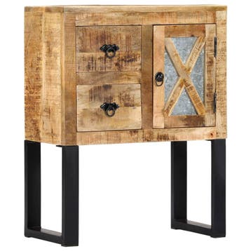 vidaXL Dressoir 60x30x76 cm massief mangohout, Verzenden
