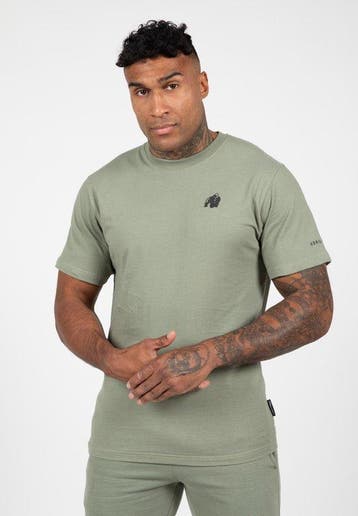 2dekans | Gorilla Wear Leon T-shirt - Sportshirt - Groen -, Ophalen of Verzenden, Nieuw