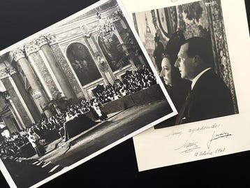 Autógrafo - Juan de Borbón boda y firmas. Familia Real, Verzamelen, Nieuw