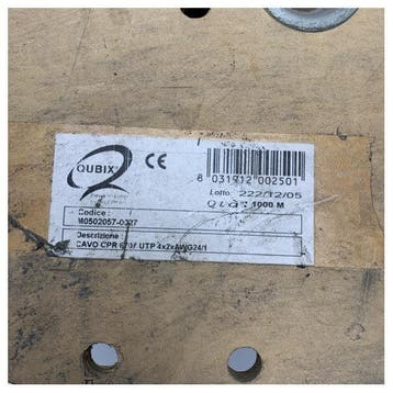 Bieden: Qubix CPR 6707 UTP Network Cable 4x2, Ophalen of Verzenden, Nieuw