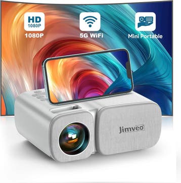Jimveo 1080P Projector | Retour Deal | 34% korting (beamer), Verzenden
