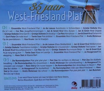 West-Friesland Plat - 35 jaar (3cd+dvd) op CD, Verzenden, Nieuw in verpakking