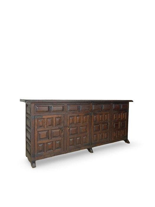 Dressoir - Walnoot, Hout, IJzer - de late 19e eeuw, Antiquités & Art, Curiosités & Brocante