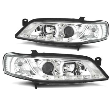 Phares Pour Opel Vectra B 99-02 Feux Diurnes Chromé, Verzenden