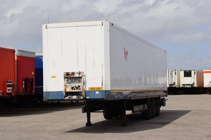 Veiling: Gesloten Oplegger Krone SD 36000kg 2011, Autos, Camions, Enlèvement