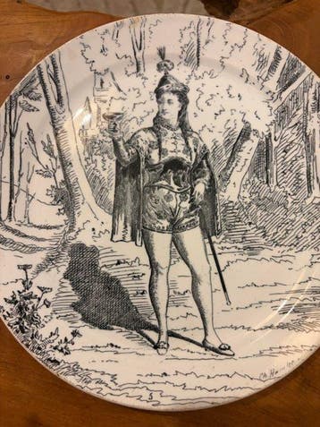 Creil & Montereau - Hamlet - Bord - Bouffes-Parisiens -, Antiquités & Art