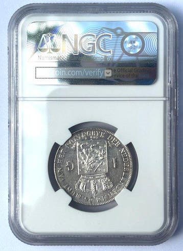 Nederland. Willem III. 1 Gulden 1856