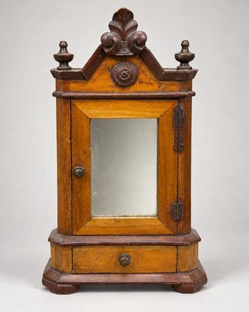 Kabinet - Hout - Miniatuur sieradenhouder